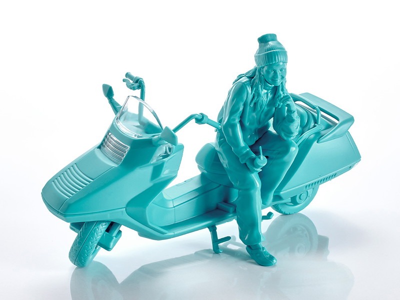 PLAMAX MF-102 Rider’s portrait Honda Fusion ターコイズ