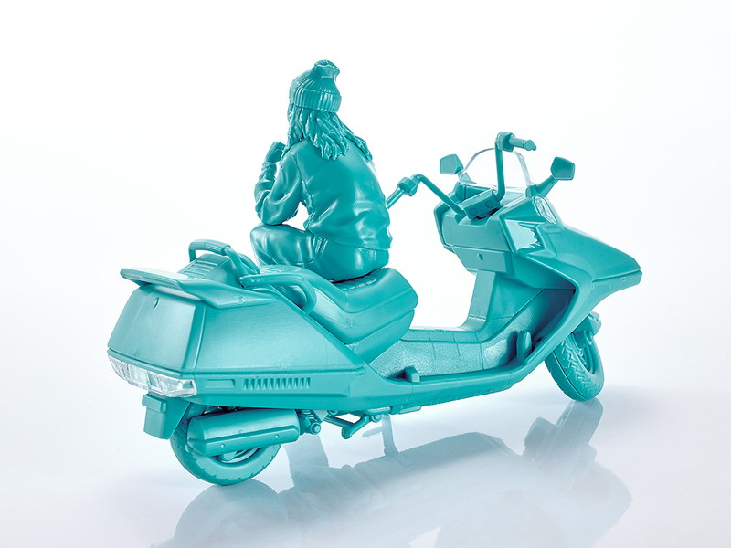 PLAMAX MF-102 Rider’s portrait Honda Fusion ターコイズ