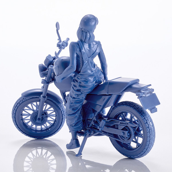 PLAMAX MF-103 Rider’s portrait Honda FTR 223 ブルー