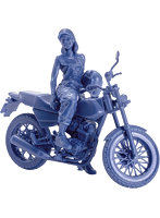 PLAMAX MF-103 Rider’s portrait Honda FTR 223 ブルー