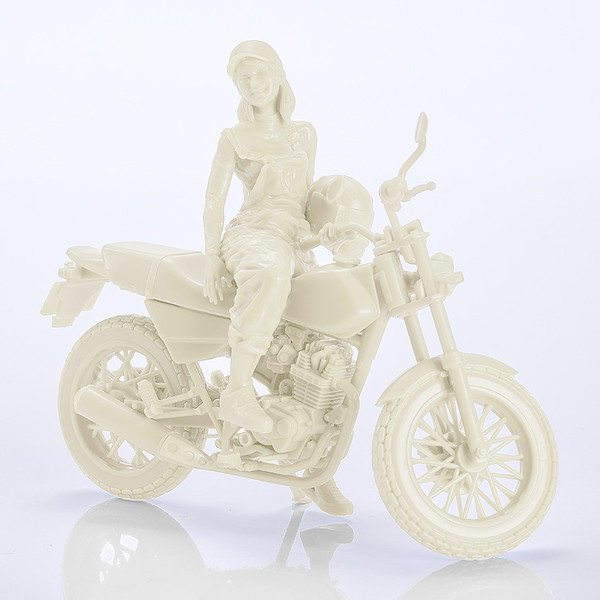 PLAMAX MF-103 Rider’s portrait Honda FTR 223 ホワイト