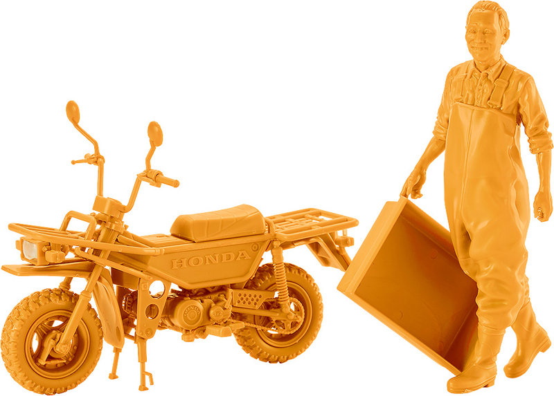 PLAMAX MF-104 Rider’s portrait Honda MOTRA イエロー