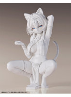 褐色猫娘 マウ 1/6スケール未塗装出力品 ガレージキット