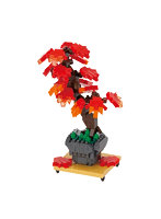 ナノブロック 盆栽 紅葉