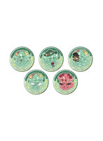 【BOX販売】缶バッジ ▼スライム娘は人間と友達になりたいようだ＋ 01 描き下ろしイラスト（1BOX=5個入）