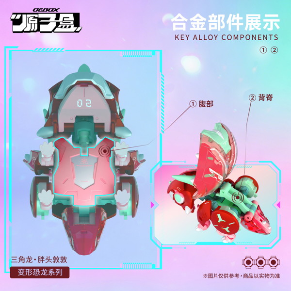 OEBOX YH1022 トリケラトプス ドゥンドゥン 変形可動玩具
