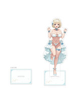 ［ブラウンダスト2］描き下ろし特大アクリルスタンド（ユースティア/ウエディング水着）