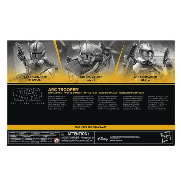 スター・ウォーズ ブラックシリーズ スター・ウォーズ/クローン・ウォーズ ARCトルーパー バトルパック（ARCコマンダー コルト/ハヴォック/ブリッツ）
