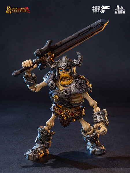 Yototoy YTSS-004 骸骨狂戦士 1/12スケール 可動フィギュア