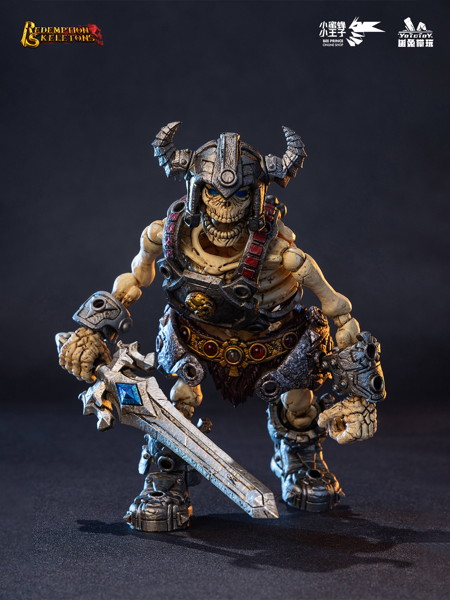 Yototoy YTSS-004 骸骨狂戦士 1/12スケール 可動フィギュア