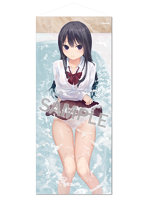 珈琲貴族 特殊サイズタペストリー Lovely day-Take a bath制服白峰さん-