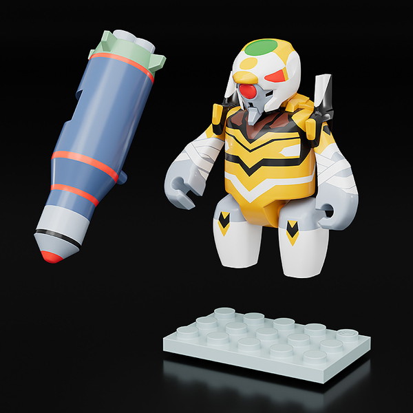 BRICKROID エヴァンゲリオン零号機（改）『:破』ver. ヱヴァンゲリヲン新劇場版