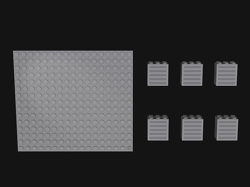 BRICKROID ビルA＋ベースセット