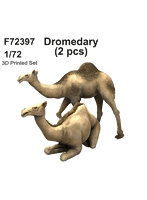 CMF72397 1/72 ヒトコブラクダ・2頭・3Dプリント