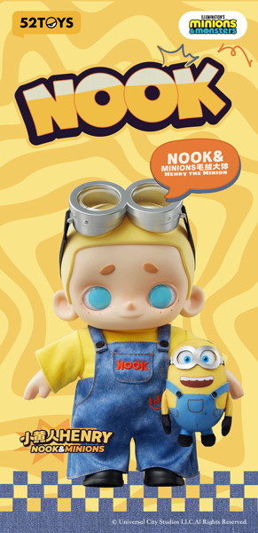 001_52TOYS NOOK＆ミニオンズ＆モンスターズ ビッグぬいぐるみ ミニオン ヘンリー