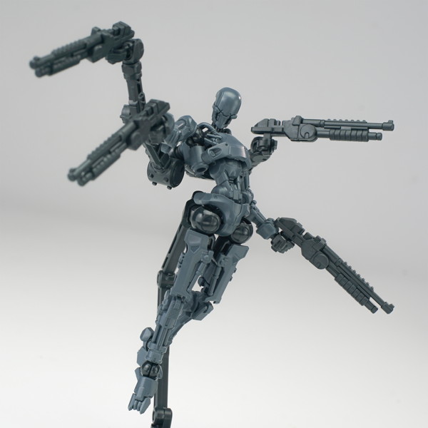 SHEIK MAINLAND 3 min projectシリーズ ゼンティネル 1/18スケールプラスチックモデルキット（グレー）