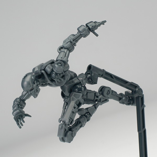 SHEIK MAINLAND 3 min projectシリーズ ゼンティネル 1/18スケールプラスチックモデルキット（シルバー）