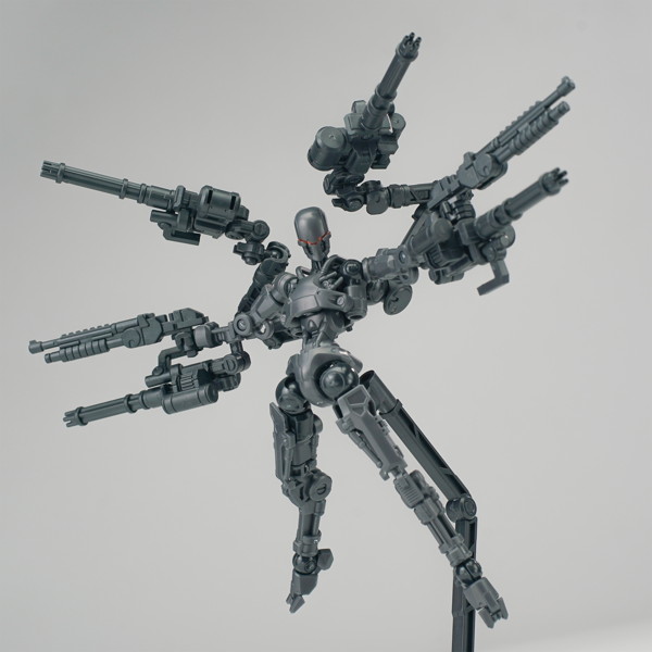 SHEIK MAINLAND 3 min projectシリーズ ゼンティネル 1/18スケールプラスチックモデルキット（シルバー）