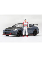 Nissan GT-R NISMO 2024 筑波サーキット市販車最速ラップ記録車 松田次生コレクション w/ 松田次生氏フィギュア（右ハンドル）