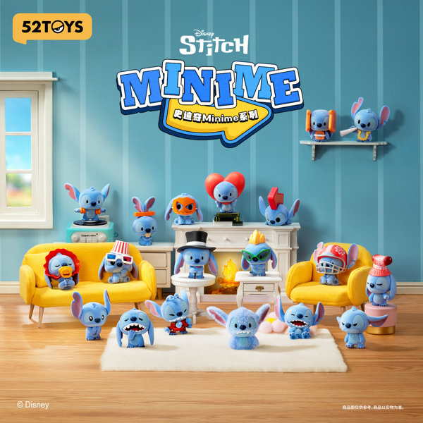 003_52TOYS BLINDBOX スティッチミニミー（1BOX=18個入）のサムネイル画像