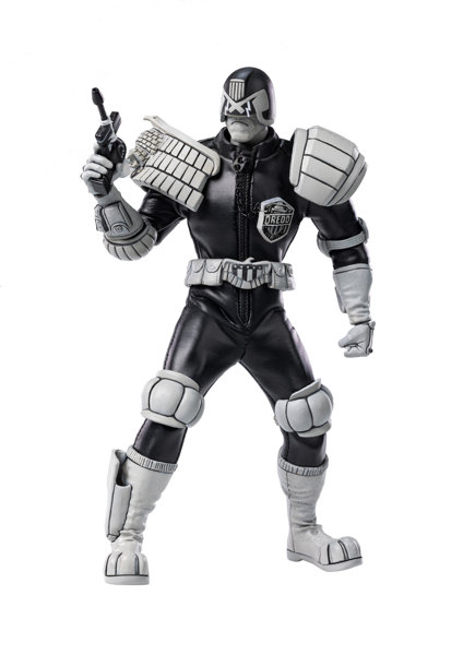 ジャッジ・ドレッド 1/12 アクションフィギュア ブラック＆ホワイト Ver.