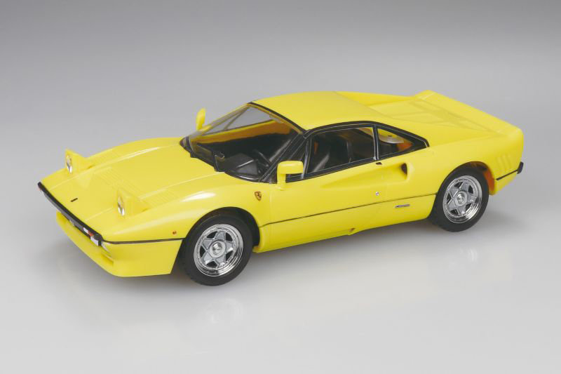 楽プラ スナップキット 1/32 フェラーリ GTO（イエロー） 【28-YW】