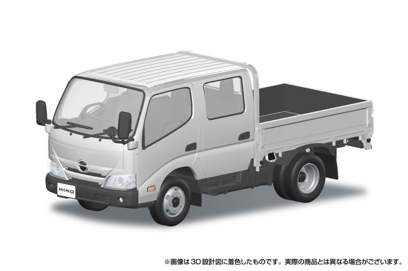 楽プラ スナップキット 1/32 日野 デュトロ ダブルキャブ（ホワイト） 【31-WH】
