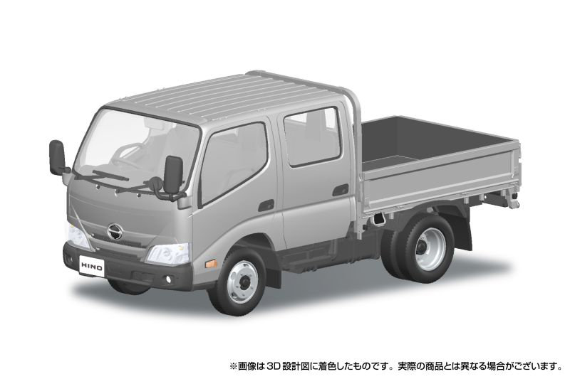 楽プラ スナップキット 1/32 日野 デュトロ ダブルキャブ（シルバー） 【31-SV】