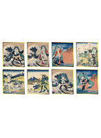 【BOX販売】葛飾北斎×初音ミク iXima 色紙（1BOX=8個入）