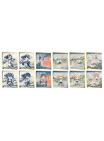 【BOX販売】葛飾北斎×初音ミク Rella 色紙（1BOX=12個入）