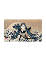 【再販】葛飾北斎×初音ミク iXima デスクマット 神奈川沖波裏