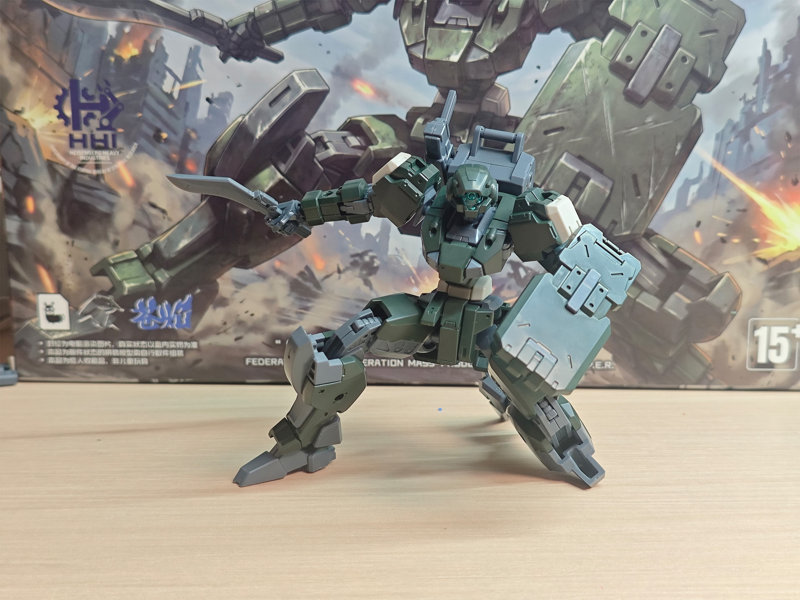 SHEIK MAINLAND ULTRA ACTION TROOPERシリーズ V-gilante（ヴィジラント） 1/144スケールプラスチックモデルキット（グリーン）