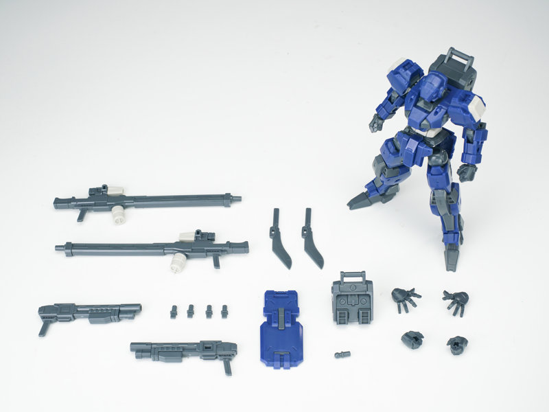 SHEIK MAINLAND ULTRA ACTION TROOPERシリーズ V-gilante（ヴィジラント） 1/144スケールプラスチックモデルキット（ブルー）