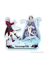 Fate/strange Fake オーロラアクリルニコスタンド フランチェスカ・プレラーティ＆真キャスター