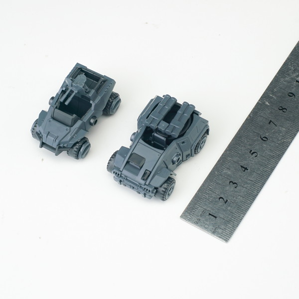 SHEIK MAINLAND 3 min projectシリーズ ヤマネコ戦闘車＆ヤマアラシ戦闘車 1/18スケールプラスチックモデルキット（グレー）