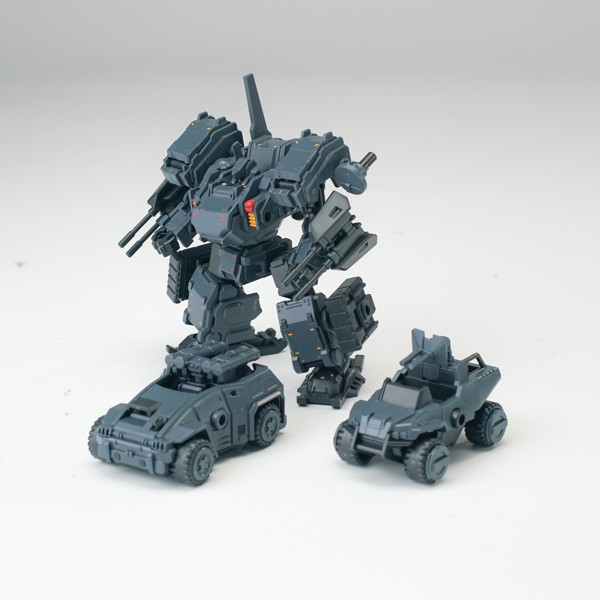 SHEIK MAINLAND 3 min projectシリーズ ヤマネコ戦闘車＆ヤマアラシ戦闘車 1/18スケールプラスチックモデルキット（グレー）