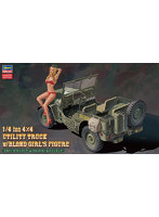【再販】SP449 1/24 1/4トン 4×4 トラック w/ブロンドガールズフィギュア