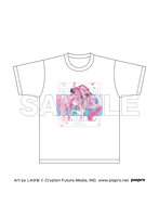 桜ミク×Shibuya Sakura Stage フルカラーTシャツ Art by しゅがお