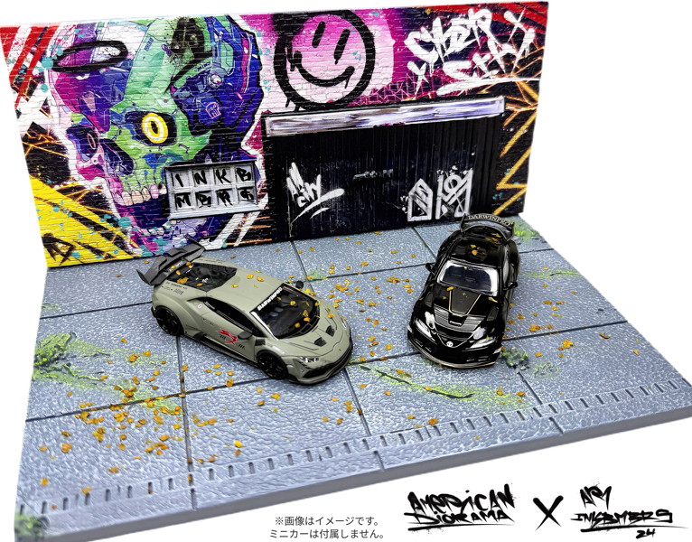 1:64 STREET ART DIORAMA - CYBER PUNK B
