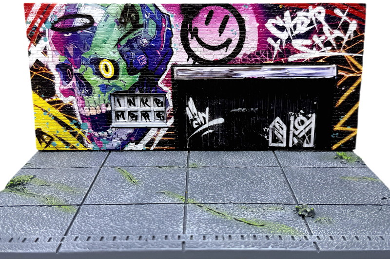 1:64 STREET ART DIORAMA - CYBER PUNK B