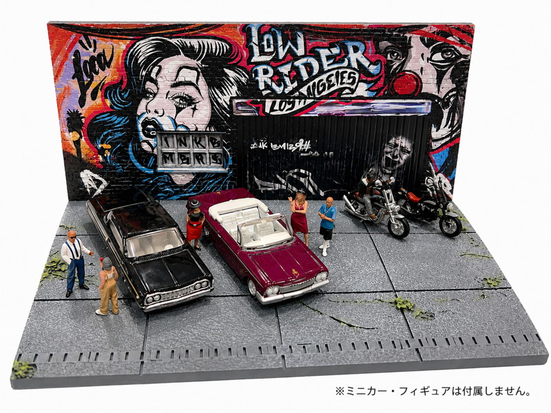 1:64 STREET ART DIORAMA - LA LOWRIDER