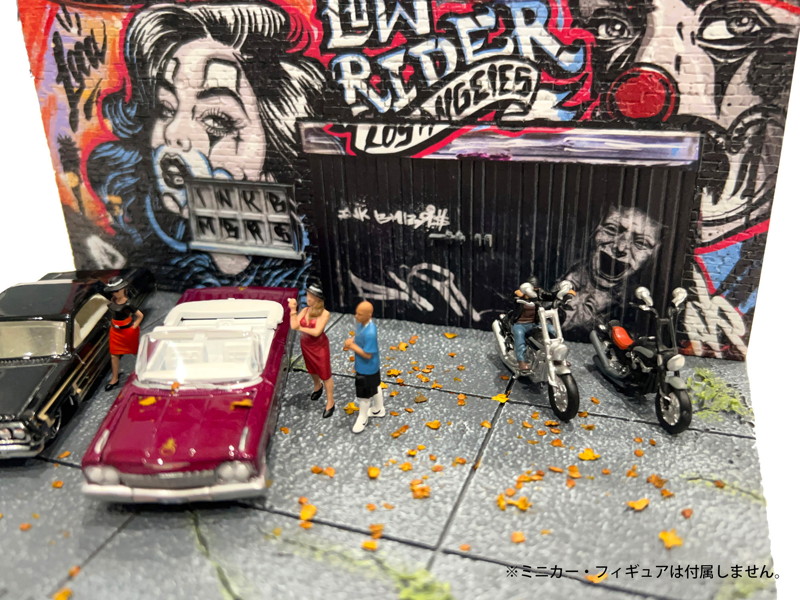 1:64 STREET ART DIORAMA - LA LOWRIDER