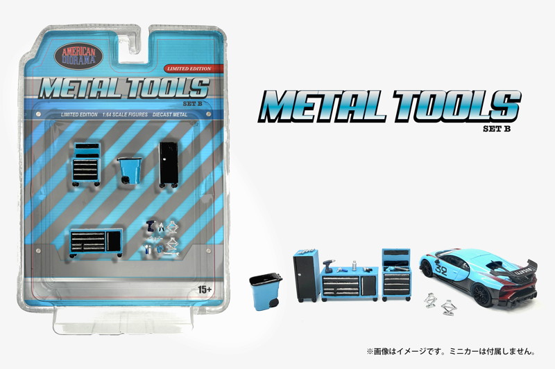 1:64 METAL TOOLS （BLUE） - SET B