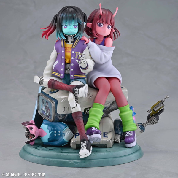 アニメ『銀河特急 ミルキー☆サブウェイ』チハル＆マキナ