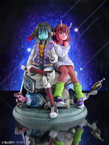 アニメ『銀河特急 ミルキー☆サブウェイ』チハル＆マキナ
