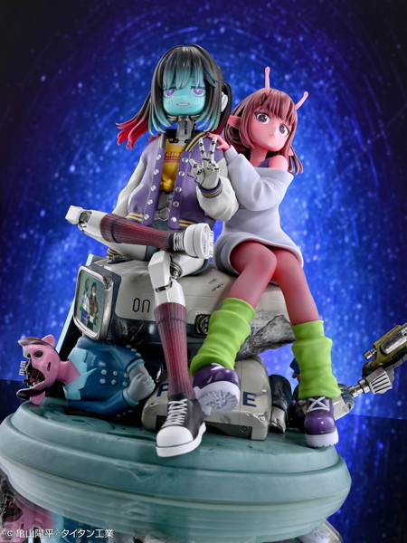 アニメ『銀河特急 ミルキー☆サブウェイ』チハル＆マキナ