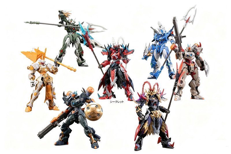 MOTOR NUCLEAR 俺は大英雄だシリーズ トレーディングプラスティックモデルキット（1BOX=6個入）