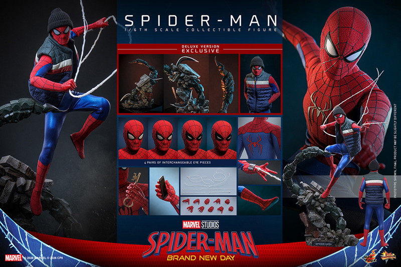 【ムービー・マスターピース】『スパイダーマン:ブランド・ニュー・デイ』1/6スケールフィギュア スパイダーマン（デラックス版）