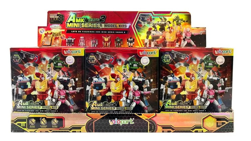 再販【BOX販売】AMK MINI WAVE2トランスフォーマー/G1(1BOX=6個入り)