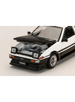 1/64 トヨタ スプリンター トレノ GT APEX （AE86） 後期型 JDM Style カーボンボンネット